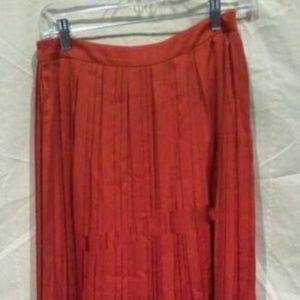 Banana Republic Petite Ladies Pleated Skirt Sz 2